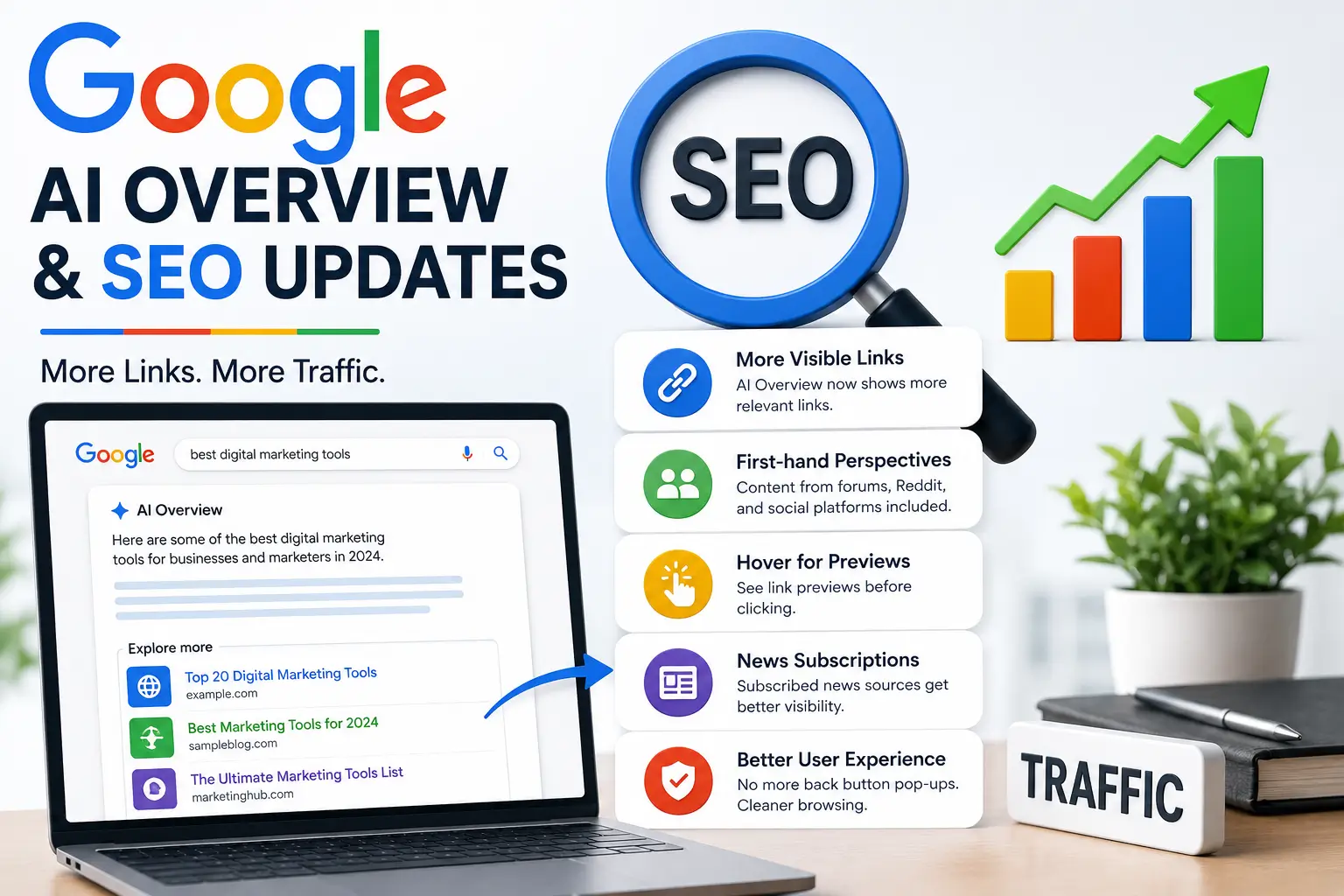 Google AI Traffic Recovery: 5 Major SEO Updates That Could Restore Website Traffic 1 Google AI Traffic Recovery: 5 Major SEO Updates That Could Restore Website Traffic