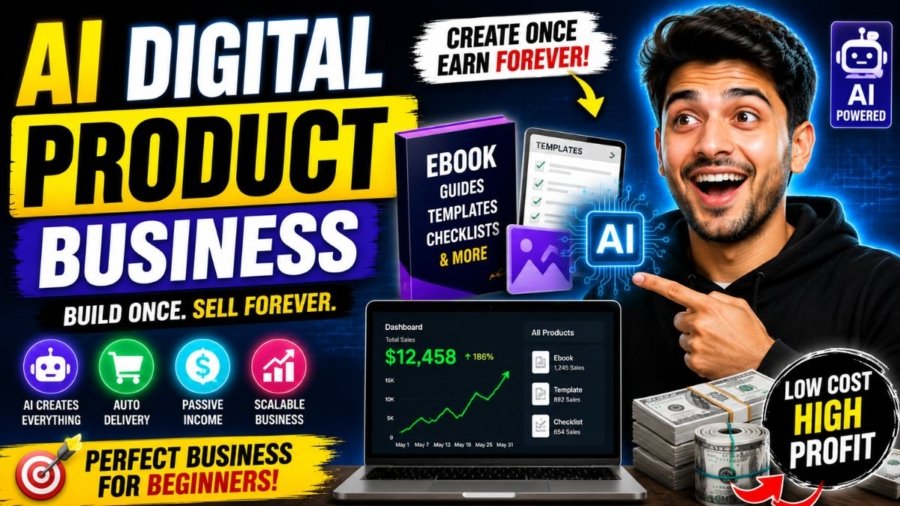 AI Digital Product Business: The New Way to Earn from Home, The Fastest-Growing Trend of 2026