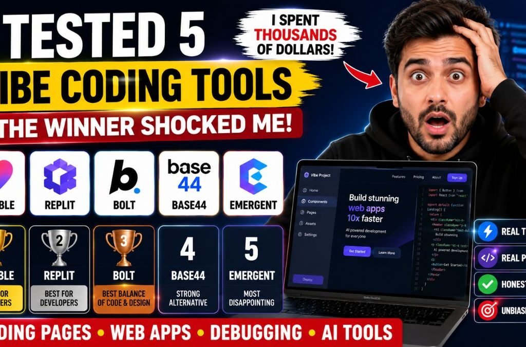 I Spent Thousands of Dollars Testing the Best Vibe Coding Tools – The Winner Shocked Me