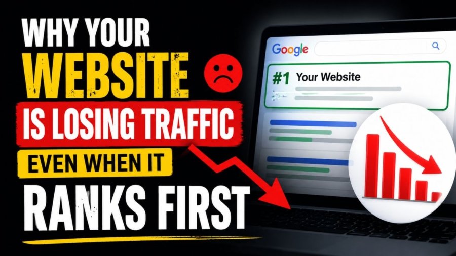 Why Your Website Is Losing Traffic Even When It Ranks First: The Painful Truth About AI Search Visibility