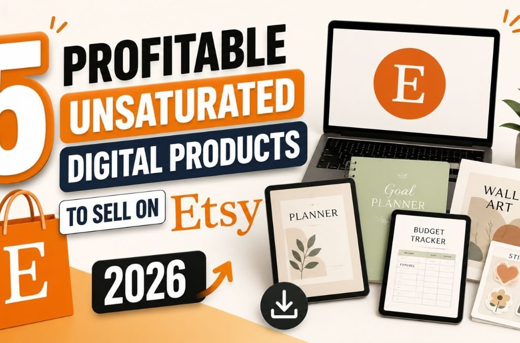 5 Profitable Unsaturated Digital Products to Sell on Etsy in 2026