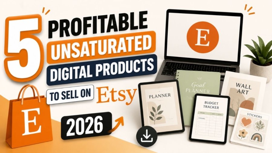 5 Profitable Unsaturated Digital Products to Sell on Etsy in 2026